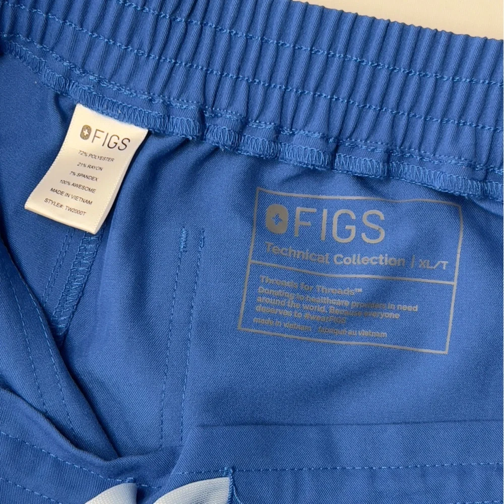 FIGS Royal Blue Unisex XL/T Straight Leg Work Career Wear professional